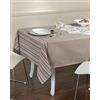 Lemos Home Tovaglia in cotone, tovaglia centrotavola, design di lusso, 150 x 250, Excellence - Marrone
