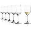 Stölzle Lausitz Bicchieri da Vino Bianco Event Set di 6, 360 ml - Calici in Cristallo Eleganti per Vini Bianchi e Rossi Medi - Lavabili, Resistenti, Made in Germany