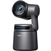 OBSBOT Tail Air NDI Streaming Camera 4K, PTZ con Tracciamento AI, App Intelligente, Controllo Gestuale, Webcam HDMI/USB-C/Senza Fili, per YouTube, Chiesa, Creatori di Contenuti.
