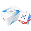 GAN 3x3 Magnetico Cubo Magico, Cubo Magnetico a Levitazione GAN356 Maglev, Auto-Allineamento a 30°+, 76 Magnet, Impostazione Numerica di Regolazione(UV Coated)
