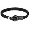BOSS Jewelry Braccialetto da uomo Collezione THAD SPORT in Nylon, Nero (Black), Size S