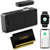 eLinkSmart Lucchetto per armadio NFC RFID, elettronico, eLinkSmart, senza chiavi: app Bluetooth, sicurezza per bambini, serratura per armadio, colore nero per camuffamento liquido, dispensa