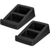 myWall my wall Supporto da tavolo universale per altoparlante HS32-1L, confezione da 2, portata fino a 3 kg, angolo di inclinazione di 15°, supporto per altoparlanti, supporto da tavolo per altoparlanti,