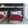 Italian Bed Linen PIUMINO ESTIVO IGNIFUGO BICOLORE SAIA, Bordeaux/Panna 150 x 200 cm