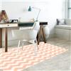 Viniliko Tappeto, Vinile, Arancione e Bianco, 70 x 100 cm, 66x100x3 cm