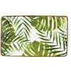 Excelsa Foliage Piatto Portata/Aperitivo, Ceramica, Marrone, Verde, Bianco