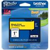 BROTHER NASTRO NERATZE-651 SU FONDO GIALLO PT 9200PC PT 9200DX 24MM