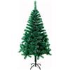 Aufun Albero di Natale artificiale, 150 cm, decorazione natalizia in PVC, con supporto in metallo (verde, 1,5 m)