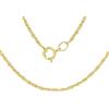 CARISSIMA Collana da Donna in Oro Giallo 9 ct, Catena Prince of Wales da 0,6 mm, Lunghezza 51 cm