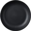 Mepal - Piatto Fondo Silueta - Lavabile in lavastoviglie e microonde - Piatti di plastica - Piatti da Cena - Servizio - 21 cm - Nordic black