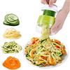 Adoric - Affettatrice per verdure, 4 in 1, per zucchine, pasta spiralizzatore Vegetale, Veggetti Slicer, cetriolo, spaghetti di zucca, taglia spirale manuale (verde)