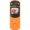 Bassulouda Mini Videocamera Sportiva Digitale Portatile 1080P Videocamera DV Videocamera Infrarossi HD Action Camera-Arancione