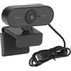 Qyebavge Web Camera HD 1080P con Riduzione del Rumore Messa a Fuoco Automatica Per Streaming E Videoconferenze Compatibile con Skype Zoom FaceTime