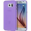 doupi UltraSlim Custodia per Samsung Galaxy S6, Satinato fine Piuma Facile Mat Semi Trasparente Cover, Purple