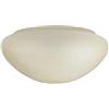 Westinghouse 8704740 Paralume Amber Scavo Mushroom Shade, Vetro, Bianco