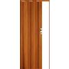 Forte Porta a Soffietto Giulia in PVC, Resistente agli urti, Riducibile, Kit completo di serratura, L88,5 x H214 cm, Effetto legno Ciliegio