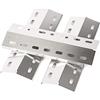 GFTIME 33,5 x 12 cm in acciaio inox piastra di calore pezzi di ricambio per Enders San Diego, 3 pezzi