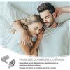Kaxilu 2 Paia Tappi per le Orecchie Antirumore 40dB, Tappi Orecchie Per Dormire Riutilizzabili in Silicone Ultra Confortevoli Insonorizzazione a Tre Strati per Russare e Proteggere L'udito