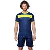 Footex Completo Padel Uomo T-Shirt e Pantaloncino con Tasche in Tessuto Traspirante Leggero Made in Italy (L, Padel One)