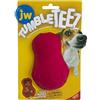 JW - Tumble Teez - Distributore di crocchette per cani - Gomma spessa, robusta e non tossica - Per l'occupazione di cani in casa - Misura media - Rosso