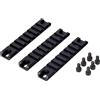 FOCUHUNTER G36 Picatinny Rail Tactical Short 20mm Picatinny Rail Base Mount Set Sistema di Guide a 3 Pezzi per Sport da Caccia all'aperto Alluminio Completo di 6 Viti esagonali
