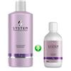 Wella system professional color save kit - shampoo color save 500 ml - travel shampoo color save 100 ml