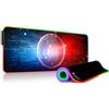 GielleService Tappetino Gaming da scrivania avanzato Subblim Connettività con chipset 800x300x4mm 9 colori selezionabili