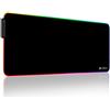 GielleService Tappetino Gaming Subblim extra large LED RGB 800x300x4mm Spazio libero per mouse e tastiera 9 colori e 3 effetti di luce