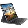 GielleService Custodia Logitech Slim Folio Pro con tastiera Bluetooth retroilluminata per iPad Pro 3a e 4a generazione 12,9