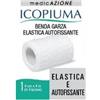 Icopiuma - Benda Garza Elastica Adesiva 4X4 Cm Confezione 1 Pezzo