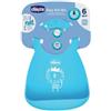Chicco - Bavaglino Silicone Azzurro Confezione 1 Pezzo