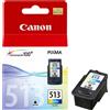 CANON CARTUCCIA CANON ORIGINALE TRICOLOR CL-513 2971B001 - CANON