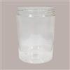 LUCGEL SRL 10 Pz Barattolo Vaso in Pet Neutro Trasparente Ideale per Gelato 400 Ml
