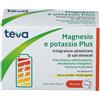 teva Magnesio e Potassio Plus Teva Integratore di Sali Minerali 24 Bustine