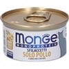Monge & C. SpA Monge Monoprotein Sfilaccetti Solo Pollo 80 g Mangime