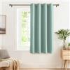 PONY DANCE Tende Oscuranti per Camera da Letto Moderna Tende Termiche Isolanti per Interni Curtain Oscurante con Anelli per Soggiorno 1 Pezzo L 140 x A 180 cm, Verde Chiaro
