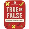 Talking Tables True of False Travel Game | Pocket Size Quickfire Guessing Quiz for the Family to Play| Packed in a Giftable Sturdy Tin Case, or Secret Santa Stocking Filler