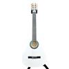 AF Chitarra Classica 4/4 da Studio in Legno Bianca AF Borsa Inclusa Scuola
