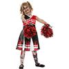 SMIFFYS Zombie Cheerleader Costume, Red (L)