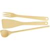 Tescoma SET 3 PZ: CUCCHIAIO, PALETTA, FORCHETTONE "WOODY"