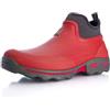 Rouchette Stivali di gomma da donna corti antiscivolo stivali da pioggia da giardino impermeabili corti, Colore: rosso, 37 EU