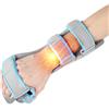 DAWH Supporto per la mano, facile da indossare Compressione del braccio Supporto per la mano Stabilizzatore per stecca in metallo Tutore per polso per tendinite per lesioni Dolore(L 165‑175, Mano destra)
