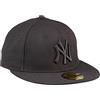 New Era MLB Basic NY Yankees 59Fifty Fitted - Cappello con visiera, Nero (Black), 6 5/8