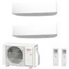 Fujitsu Dual Split KE Bianco WiFi 12+15 Btu AOYG18KBTA2 ASYG12KETF ASYG14KETF Condizionatore Parete R-32 3.5+4.2 kW Inverter