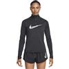 NIKE SWOOSH WOMEN'S DRI-FIT 1/2-ZIP Maglia Running Donna