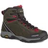 TREZETA DRIFT WP BROWN / RED Scarpe Trekking Uomo Classic Comfort con intersuola Rubber