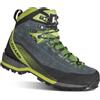 KAYLAND GRAND TOUR GTX GREY LIME Scarpe Trekking Uomo ERGO Tech con intersuola Microporous + TPU