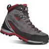 KAYLAND GRAND TOUR GTX GREY RED Scarpe Trekking Uomo ERGO Tech con intersuola Microporous + TPU