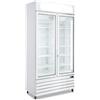 Congelatore verticale a 2 porte in vetro a battente. Lt. 840 - Dim.cm. 122x70x1998h. Temp. -18°/-22°C