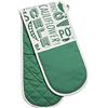 PREMIER Housewares 5100151 Guanto da Forno Doppio Porter, 100% Cotone, Verde